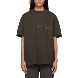 Essentials Fear of God Women's Off Black T-Shirt Size XS NWT